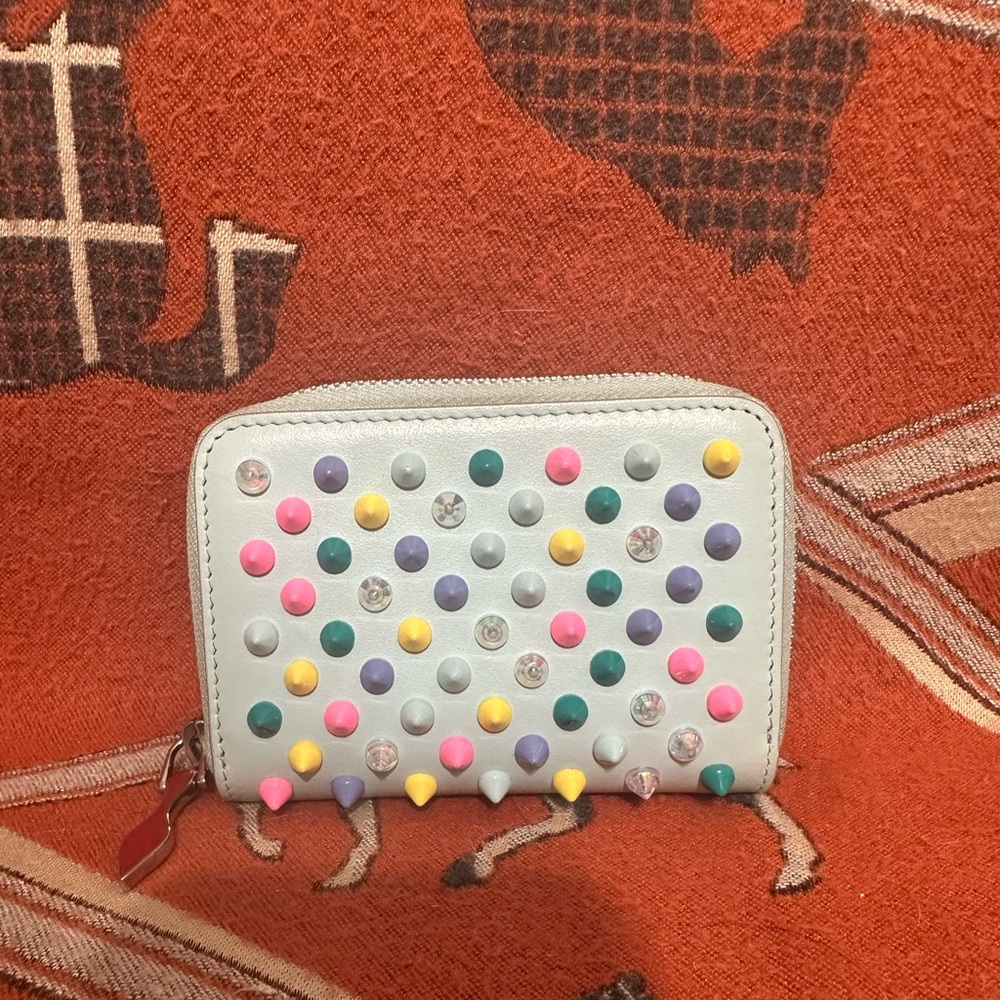 Christian Louboutin Pastel Studded Wallet